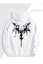 Dear Couple Combination Trend Printed Hooded Sweatshirt Set of 2 3 Yarn White - 2