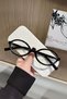 Frank Oval Blue Light Protected Optical Compatible Lenses Replaceable Glasses Blue Block - 2