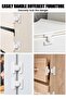 Cabinet Drawer Window Refrigerator Dispenser Item Fixer Baby Child Protector Safety Lock - 6
