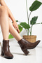 Women's Heel Boots with a Striking Buckle from Kare Burun A64 - 4