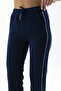 Women's Elastic Waist Double Pocket Wide Leg Sweatpants Navy Blue - Mw0000200 - 6