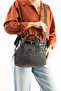 Soft Textured Ultra-Lightweight, Waterproof Polyamide Fabric Shoulder and Arm Bag Gray Model: (571-13-14H) - 2