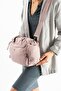 Soft Textured Ultra-Lightweight, Waterproof Polyamide Fabric Shoulder and Arm Bag Pink Model: (571-13-14g) - 3