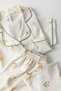 Long Sleeve Shirt Collar Women Pinterest Pajama Set - Seasonal Women's Pajamas- Plus Size - 2