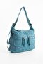 Soft Textured Ultra-Lightweight, Waterproof Polyamide Fabric Shoulder and Backpack Blue Model: (571-13-14J) - 4