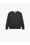 Viscose Blended Long Sleeve Crew Neck Basic Knit Sweater