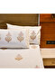 Heritage Block Print 100% Cotton Percale Bedsheet with 2 Pillowcases - 3