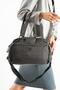 Soft Textured Ultra-Lightweight, Waterproof Polyamide Fabric Shoulder and Arm Bag Gray Model: (571-13-14g) - 2