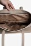 Women's Leather Strap Hand and Shoulder Bag - Mink - 6