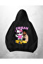 Black Unisex Urban Youth Car Printed Oversize Hoodie Sweatshirt