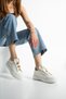 Milan Women's Lace-Up Sneaker Sports Shoes White - 5