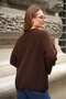 Women's Buttoned Knitted Cardigan - 4