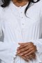 Women's Ecru Lace Full Length Winter Long Sleeve Special Design Maternity Nightgown Nightgown Set of 2 - 3