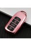 Chery Jaecoo Compatible Tiggo 8 Pro Max, Tiggo 7 Pro Max Avantgarde, Omoda 5 Pro Glossy Tpu Key Case Cover (Rose)