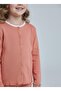 Girls' Ribbed 100% Cotton Buttoned Cardigan - 3