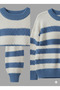 Women's Oversize Striped Sweater - 2