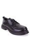Dza07-8892550 Black Casual Lace-Up Loafer Women's Shoes