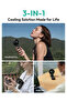 HALO 02, 3-in-1 Portable Rechargeable Handheld Fan, 7000RPM, 5000mAh, Black, PB02-A - 6