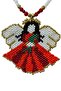 - Özlem 9422 7323 Handmade Angel Figured Necklace with Sand and Crystal Bead Detail - 3