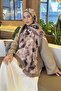 Batik Floral Pattern Bamboo Shawl Earth