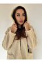 Women's Lamb Tedi Zippered Hooded Boucle Jacket - 2
