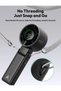 HALO 02, 3-in-1 Portable Rechargeable Handheld Fan, 7000RPM, 5000mAh, Black, PB02-A - 4