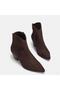 Large Size Women's Genuine Leather Cowboy Heel Boots 41-42-43-44-45- - 2