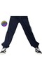 Girls' Double Stripe Sweatpants Relaxed Fit Sports Pants - 2