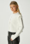Women's Diana Ecru Shoulder Detailed Knit Cardigan - 7