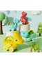 -Baby Dinosaur Push And Pull Toy Car With Wheels-Red - 5