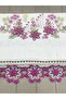 Handmade, Handcrafted Guipure Embroidered Towel 50X90 Premium Cotton 240Gr - 2