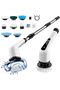 Royal Rechargeable Electric Spin Scrubber with 7 Interchangeable Brush Heads