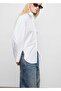 Straight Cut Perforated Jeans - 7