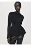Ribbed Peplum Sweater