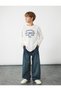 Cotton Wide Leg Denim Pants - Loose Fit Jeans