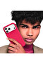 Soft Silicone Phone Case Camellia Red for 17 Pro with Free Screen Protector - 4