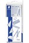 Noris Club 557 10 Noris Maths Set with Storage Tin (10 Pieces including Compass, Ruler, Pr