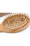 Bamboo Toothed Hair Brush Anti-Electricity Wooden Hair Comb - 3