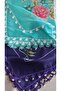 2 Pieces Handcrafted Crochet Writing//Crochet Embroidered Yemeni/Handcrafted Dowry Veil/100X100/Polyester Yemeni - 2