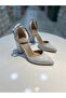 Şah Thick Heel Belted Stone Women's Shoes - 3