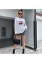 Women's Cherries Printed Long Sleeve T-Shirt - 2