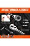 82-Piece Socket Wrench Set – Chrome Vanadium Tools with Ratchets, T-Handles & Heavy-Duty Case - 5