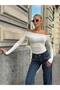 Women's Long Sleeve Crop T-Shirt That Can Be Worn in Three Ways - 7