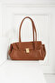 Maykon; Women's Gold Lockable Shoulder and Hand Bag - 2