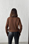Women's Brown Stylish Collar Detailed Buttoned Cardigan (New Color) - 6