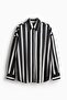 Oversized dobby-weave shirt