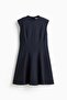 Flared-skirt mini dress