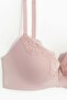 Microfibre and lace push-up bra - 2