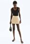 Button-front skort - 5