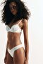 3-pack microfibre and lace thong briefs